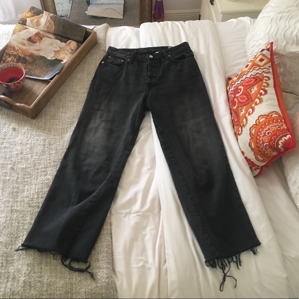 Free People Vintage Crop Straight Leg Jeans